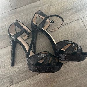 Glitter Coach Heels